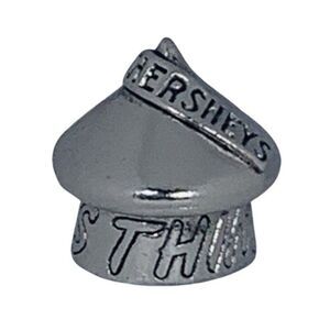 GISH Vintage Hershey's Kiss Silver Thimble Chocolate Souvenir Collectible 1"